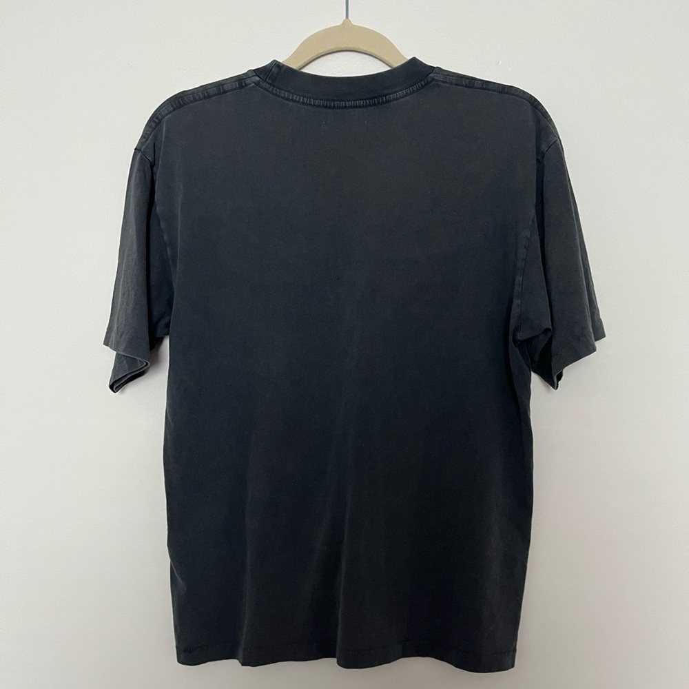 Anine Bing Tiger Short Sleeve Graphic Tee Size S Charcoal Gray Black Cotton - Picture 3 of 9